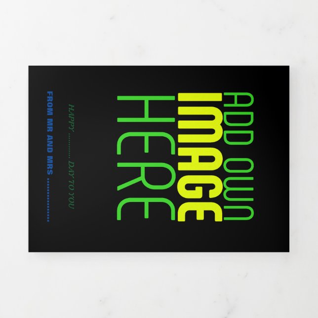 MODERN EDITABLE SIMPLE BLACK IMAGE TEXT TEMPLATE (Cover)