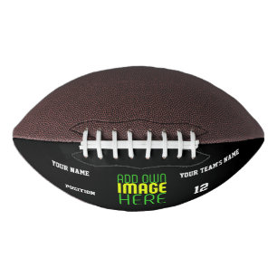 MODERN EDITABLE SIMPLE BLACK IMAGE TEXT TEMPLATE AMERICAN FOOTBALL