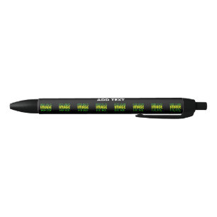 MODERN EDITABLE SIMPLE BLACK IMAGE TEXT TEMPLATE BLUE INK PEN