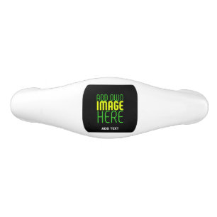MODERN EDITABLE SIMPLE BLACK IMAGE TEXT TEMPLATE CERAMIC DRAWER PULL