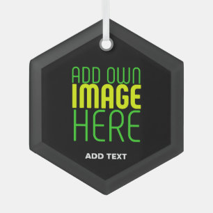 MODERN EDITABLE SIMPLE BLACK IMAGE TEXT TEMPLATE GLASS TREE DECORATION