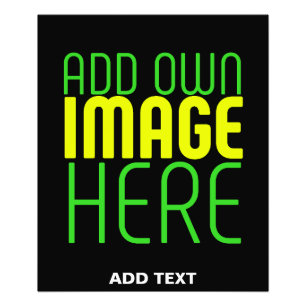 MODERN EDITABLE SIMPLE BLACK IMAGE TEXT TEMPLATE PHOTO PRINT