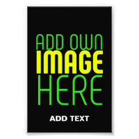 MODERN EDITABLE SIMPLE BLACK IMAGE TEXT TEMPLATE
