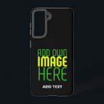 MODERN EDITABLE SIMPLE BLACK IMAGE TEXT TEMPLATE SAMSUNG GALAXY CASE<br><div class="desc">THIS IS A DESIGN FITTING FOR CUSTOMERS.YOU CAN CHANGE, RESIZE OR ADD LOGO, PHOTO, TEXT AND COLOURS THE WAY YOU WANT.THANK YOU.</div>