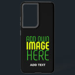 MODERN EDITABLE SIMPLE BLACK IMAGE TEXT TEMPLATE SAMSUNG GALAXY CASE<br><div class="desc">THIS IS A DESIGN FITTING FOR CUSTOMERS.YOU CAN CHANGE, RESIZE OR ADD LOGO, PHOTO, TEXT AND COLOURS THE WAY YOU WANT.THANK YOU.</div>