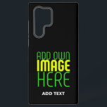 MODERN EDITABLE SIMPLE BLACK IMAGE TEXT TEMPLATE SAMSUNG GALAXY CASE<br><div class="desc">THIS IS A DESIGN FITTING FOR CUSTOMERS.YOU CAN CHANGE, RESIZE OR ADD LOGO, PHOTO, TEXT AND COLOURS THE WAY YOU WANT.THANK YOU.</div>