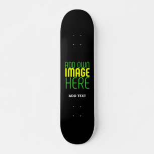 MODERN EDITABLE SIMPLE BLACK IMAGE TEXT TEMPLATE SKATEBOARD
