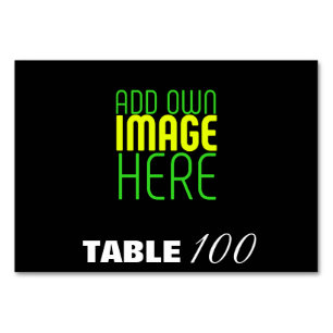 MODERN EDITABLE SIMPLE BLACK IMAGE TEXT TEMPLATE TABLE NUMBER