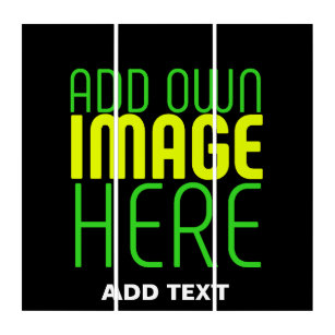 MODERN EDITABLE SIMPLE BLACK IMAGE TEXT TEMPLATE TRIPTYCH
