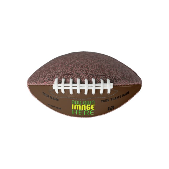 MODERN EDITABLE SIMPLE BROWN IMAGE TEXT TEMPLATE AMERICAN FOOTBALL (Front)