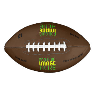 MODERN EDITABLE SIMPLE BROWN IMAGE TEXT TEMPLATE AMERICAN FOOTBALL