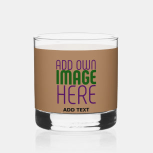 MODERN EDITABLE SIMPLE BROWN IMAGE TEXT TEMPLATE WHISKEY GLASS