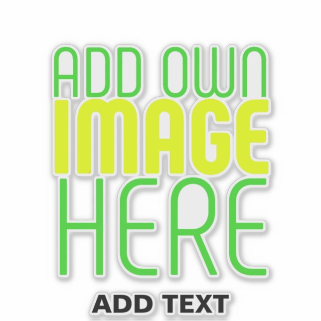 MODERN EDITABLE SIMPLE CLEAR IMAGE TEXT TEMPLATE (Front)