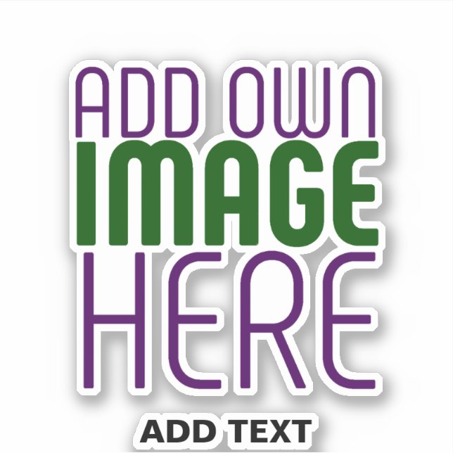 MODERN EDITABLE SIMPLE CLEAR IMAGE TEXT TEMPLATE (Front)