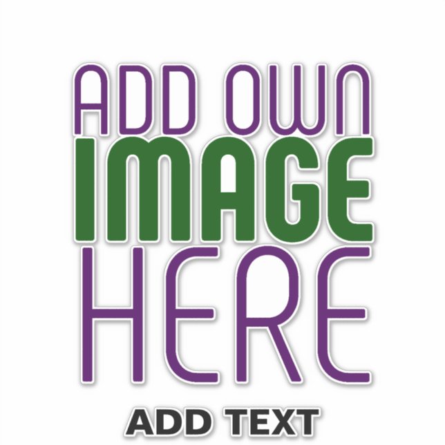 MODERN EDITABLE SIMPLE CLEAR IMAGE TEXT TEMPLATE (Front)