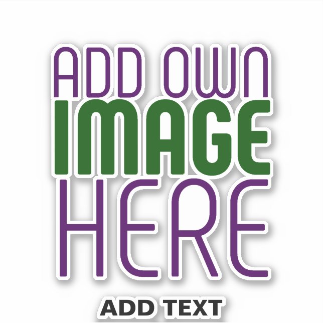 MODERN EDITABLE SIMPLE CLEAR IMAGE TEXT TEMPLATE (Front)