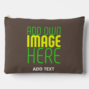 MODERN EDITABLE SIMPLE COFFEE IMAGE TEXT TEMPLATE ACCESSORY POUCH