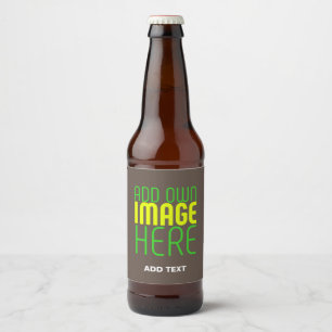MODERN EDITABLE SIMPLE COFFEE IMAGE TEXT TEMPLATE BEER BOTTLE LABEL