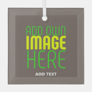 MODERN EDITABLE SIMPLE COFFEE IMAGE TEXT TEMPLATE GLASS TREE DECORATION