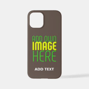 MODERN EDITABLE SIMPLE COFFEE IMAGE TEXT TEMPLATE iPhone 12 MINI CASE