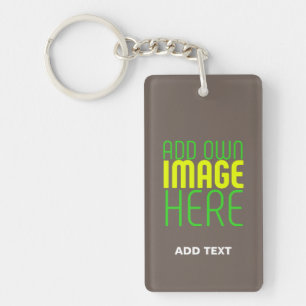 MODERN EDITABLE SIMPLE COFFEE IMAGE TEXT TEMPLATE KEY RING