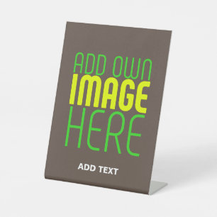 MODERN EDITABLE SIMPLE COFFEE IMAGE TEXT TEMPLATE PEDESTAL SIGN