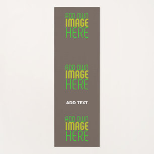 MODERN EDITABLE SIMPLE COFFEE IMAGE TEXT TEMPLATE YOGA MAT