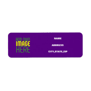 MODERN EDITABLE SIMPLE INDIGO IMAGE TEXT TEMPLATE