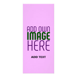 MODERN EDITABLE SIMPLE MAUVE IMAGE TEXT TEMPLATE RACK CARD