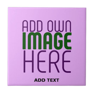 MODERN EDITABLE SIMPLE MAUVE IMAGE TEXT TEMPLATE TILE