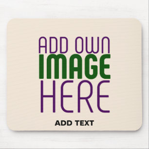 MODERN EDITABLE SIMPLE NATURAL IMAGE TEXT TEMPLATE MOUSE MAT