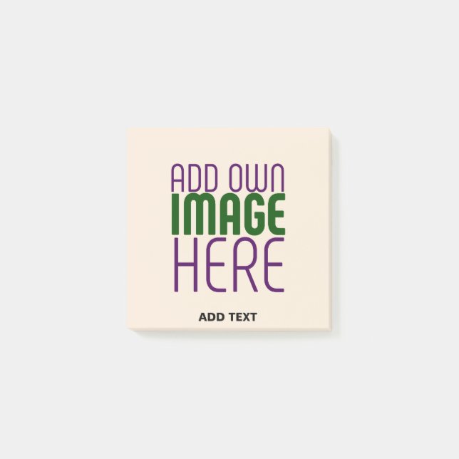MODERN EDITABLE SIMPLE NATURAL IMAGE TEXT TEMPLATE POST-IT NOTES (Front)