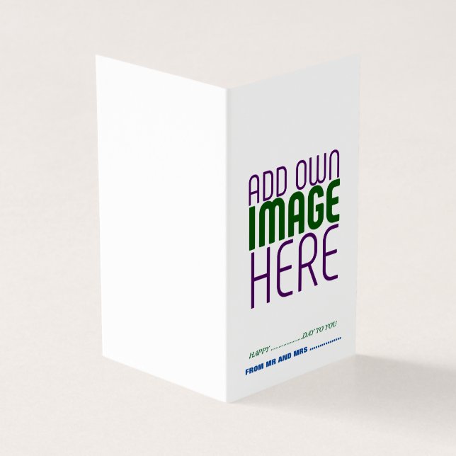 MODERN EDITABLE SIMPLE WHITE IMAGE TEXT TEMPLATE (Outside)