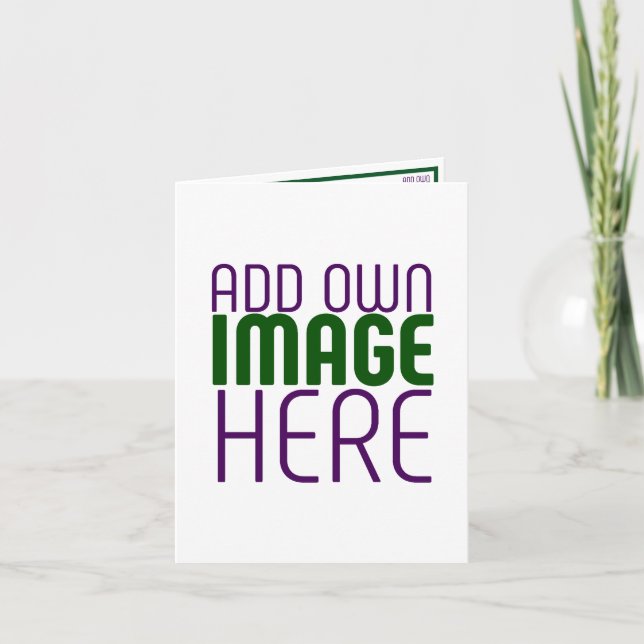 MODERN EDITABLE SIMPLE WHITE IMAGE TEXT TEMPLATE (Front)