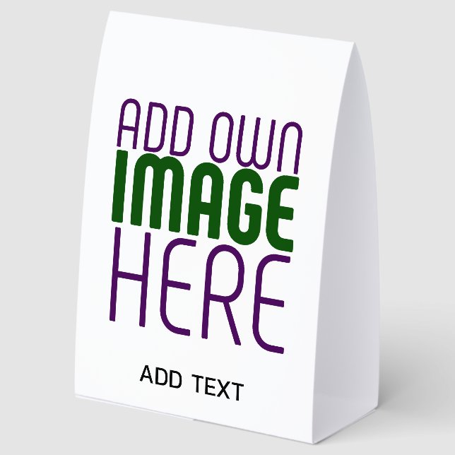 MODERN EDITABLE SIMPLE WHITE IMAGE TEXT TEMPLATE (Front)