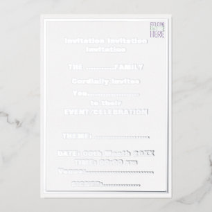 MODERN EDITABLE SIMPLE WHITE IMAGE TEXT TEMPLATE