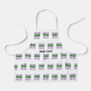 MODERN EDITABLE SIMPLE WHITE IMAGE TEXT TEMPLATE APRON