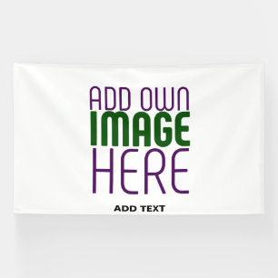 MODERN EDITABLE SIMPLE WHITE IMAGE TEXT TEMPLATE BANNER