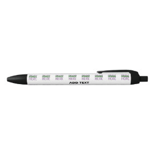 MODERN EDITABLE SIMPLE WHITE IMAGE TEXT TEMPLATE BLACK INK PEN