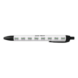 MODERN EDITABLE SIMPLE WHITE IMAGE TEXT TEMPLATE BLUE INK PEN