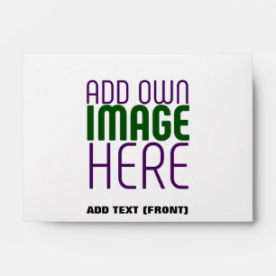 MODERN EDITABLE SIMPLE WHITE IMAGE TEXT TEMPLATE ENVELOPE