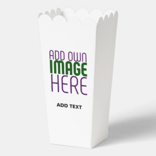 MODERN EDITABLE SIMPLE WHITE IMAGE TEXT TEMPLATE FAVOUR BOX