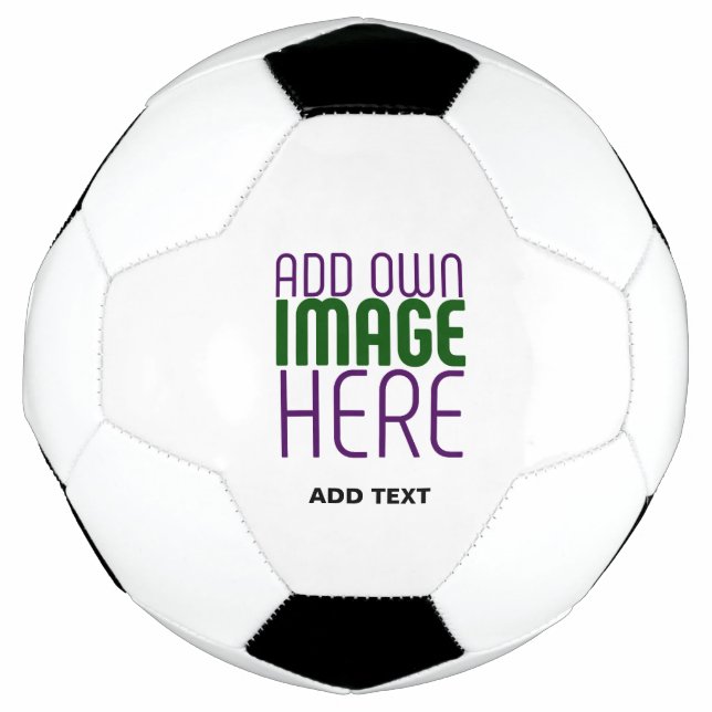 MODERN EDITABLE SIMPLE WHITE IMAGE TEXT TEMPLATE FOOTBALL (Front)
