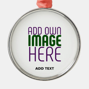 MODERN EDITABLE SIMPLE WHITE IMAGE TEXT TEMPLATE METAL TREE DECORATION