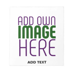 MODERN EDITABLE SIMPLE WHITE IMAGE TEXT TEMPLATE NOTEPAD