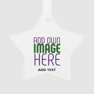 MODERN EDITABLE SIMPLE WHITE IMAGE TEXT TEMPLATE ORNAMENT