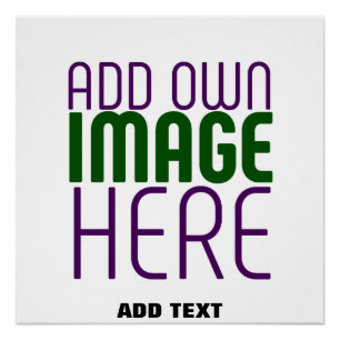 MODERN EDITABLE SIMPLE WHITE IMAGE TEXT TEMPLATE POSTER