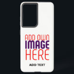 MODERN EDITABLE SIMPLE WHITE IMAGE TEXT TEMPLATE SAMSUNG GALAXY CASE<br><div class="desc">THIS IS A DESIGN FITTING FOR CUSTOMERS.YOU CAN CHANGE, RESIZE OR ADD LOGO, PHOTO, TEXT AND COLOURS THE WAY YOU WANT.THANK YOU.</div>