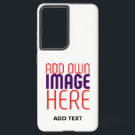 MODERN EDITABLE SIMPLE WHITE IMAGE TEXT TEMPLATE SAMSUNG GALAXY CASE<br><div class="desc">THIS IS A DESIGN FITTING FOR CUSTOMERS.YOU CAN CHANGE, RESIZE OR ADD LOGO, PHOTO, TEXT AND COLOURS THE WAY YOU WANT.THANK YOU.</div>