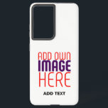 MODERN EDITABLE SIMPLE WHITE IMAGE TEXT TEMPLATE SAMSUNG GALAXY CASE<br><div class="desc">THIS IS A DESIGN FITTING FOR CUSTOMERS.YOU CAN CHANGE, RESIZE OR ADD LOGO, PHOTO, TEXT AND COLOURS THE WAY YOU WANT.THANK YOU.</div>